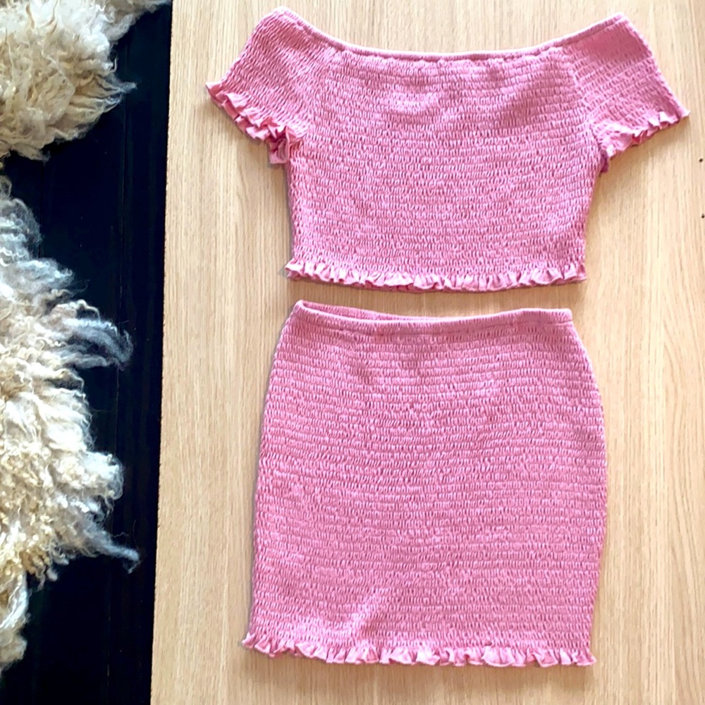 Pink Skirt set